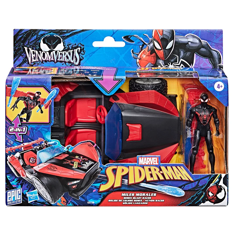 HASBRO - Spider-Man Venomversus Miles figurka s vozidlem