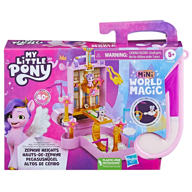 My Little Pony hrací sada v kufříku Magic Zephyr Heights, ass