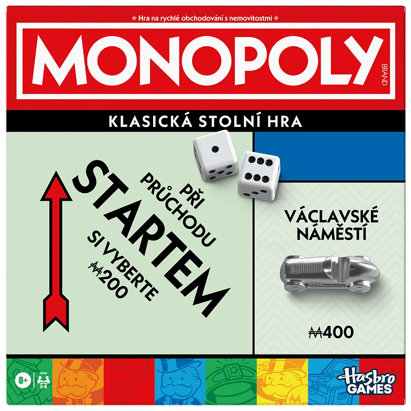 HASBRO - MONOPOLY Classic CZ verze