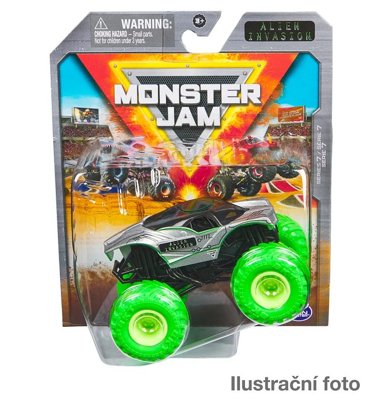 MONSTER JAM - sběratelský kovový model Monster Truck, El Toro Loco, assort, 1:64