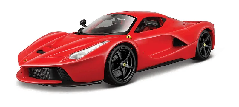 Bburago - RACE+PLAY, Ferrari LaFerrari, červená, 1:18