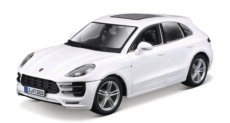 Bburago - Auta HOBBY, Porsche Macan, bílá, 1:24