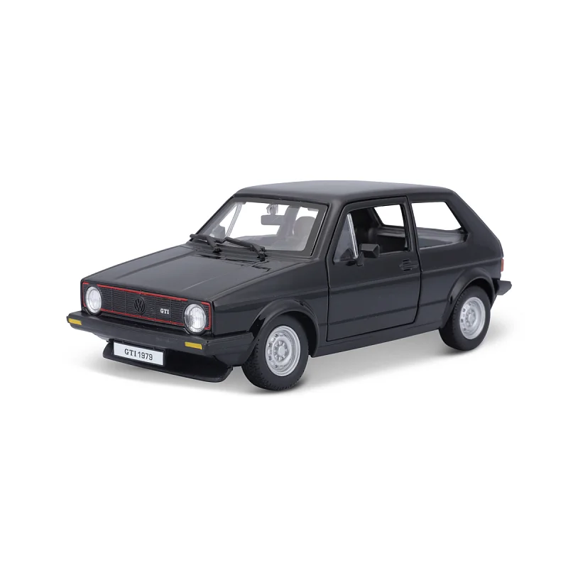 Bburago - Auta HOBBY, Volkswagen Golf Mk1 GTI (1979), černá, 1:24