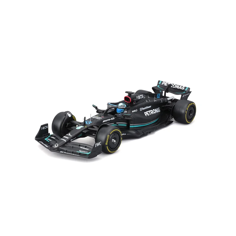 Bburago - RACING MODEL KIT, Formule Mercedes-AMG Petronas W14 E (2023), #63 George Russell, 1:24