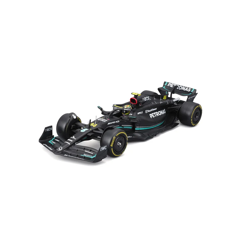 Bburago - RACING MODEL KIT, Formule Mercedes-AMG Petronas W14 E (2023), # 44 Lewis Hamilton, 1:24