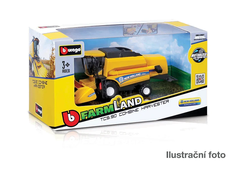 Bburago - FarmLand, Kombajn New Holland TC5.90, 18cm, assort