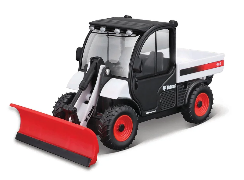 Bburago - FARMLAND, Bobcat Toolcat se sněhovou radlicí, 10 cm