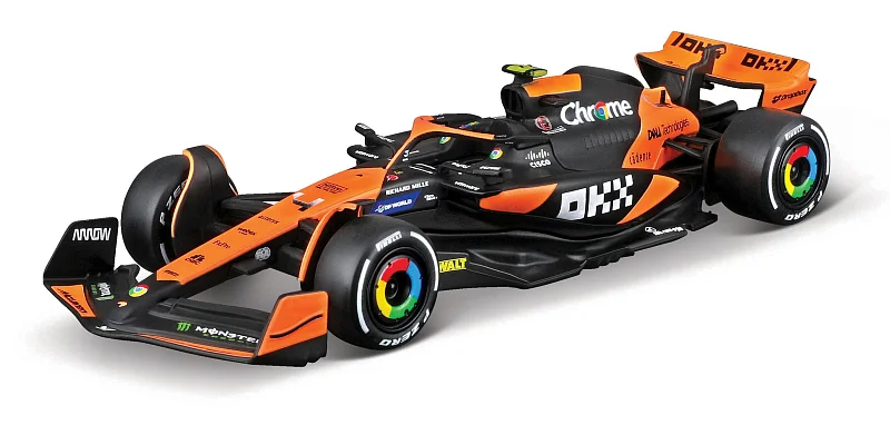 Bburago - RACE Formule F1, Team McLaren MCL38 (2024), #4 Lando Norris, 1:43