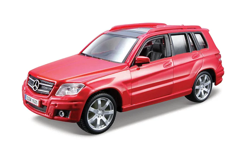 Bburago - Auta HOBBY, Mercedes-Benz GLK-Class, červená, 1:32