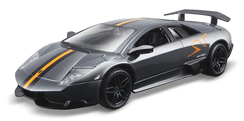 Bburago - Auta HOBBY, Murciélago LP 670-4 SV, šedá metalíza, 1:32