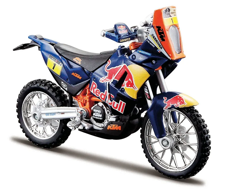 Bburago - Motocykl Red Bull KTM Factory Racing, KTM 450 Rally - Dakar Rally, 1:18