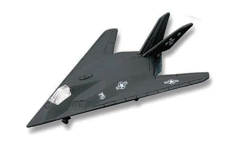Maisto - Fresh Metal Tailwinds - letadla, F-117 Nighthawk, matně černá, blister