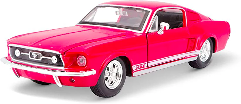 Maisto - 1967 Ford Mustang GT, červená, 1:24