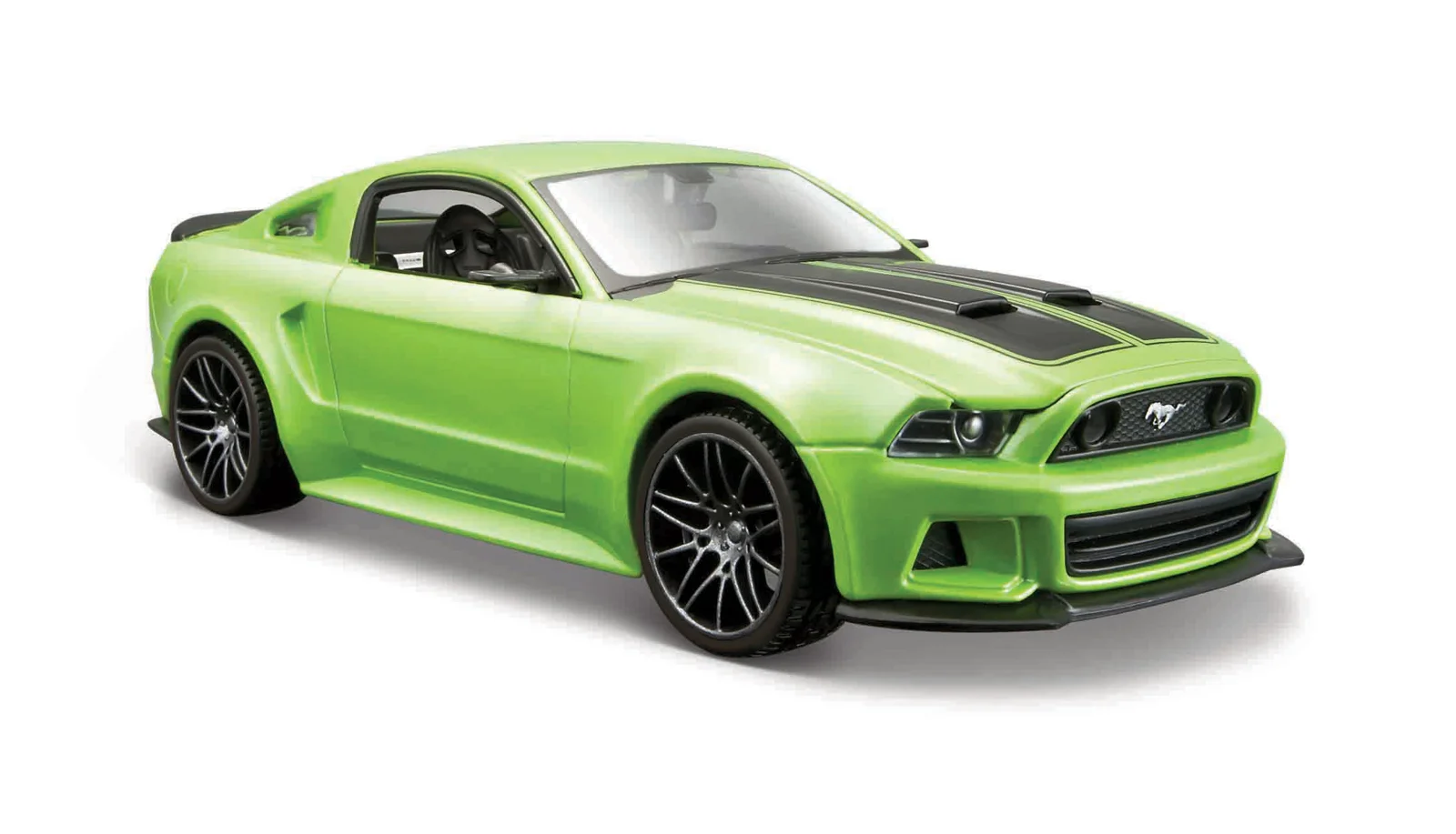 Maisto - 2014 Ford Mustang Street Racer, matná zelená, 1:24