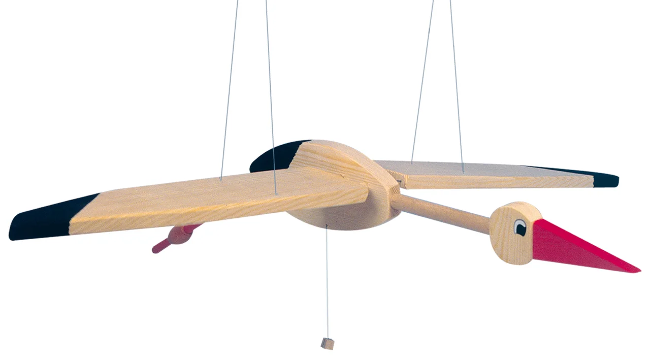 Létací čáp-velký, 90cm (DP)