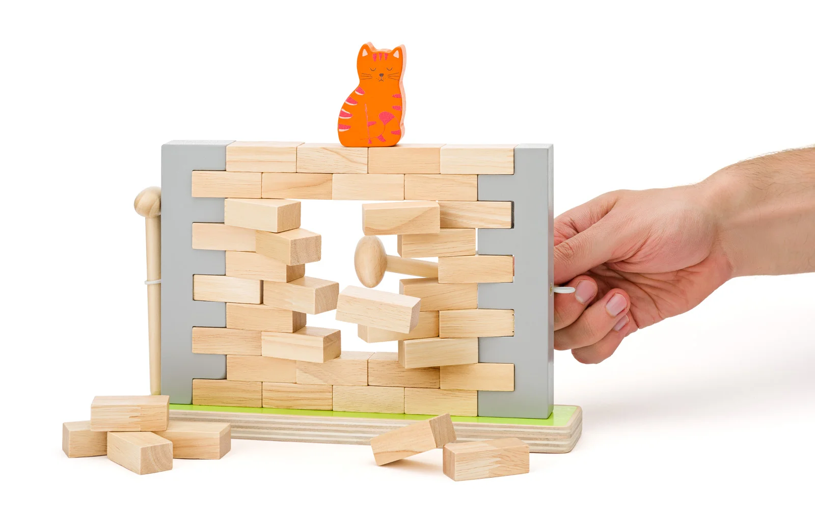 Balanční hra - Zeď s kočkou