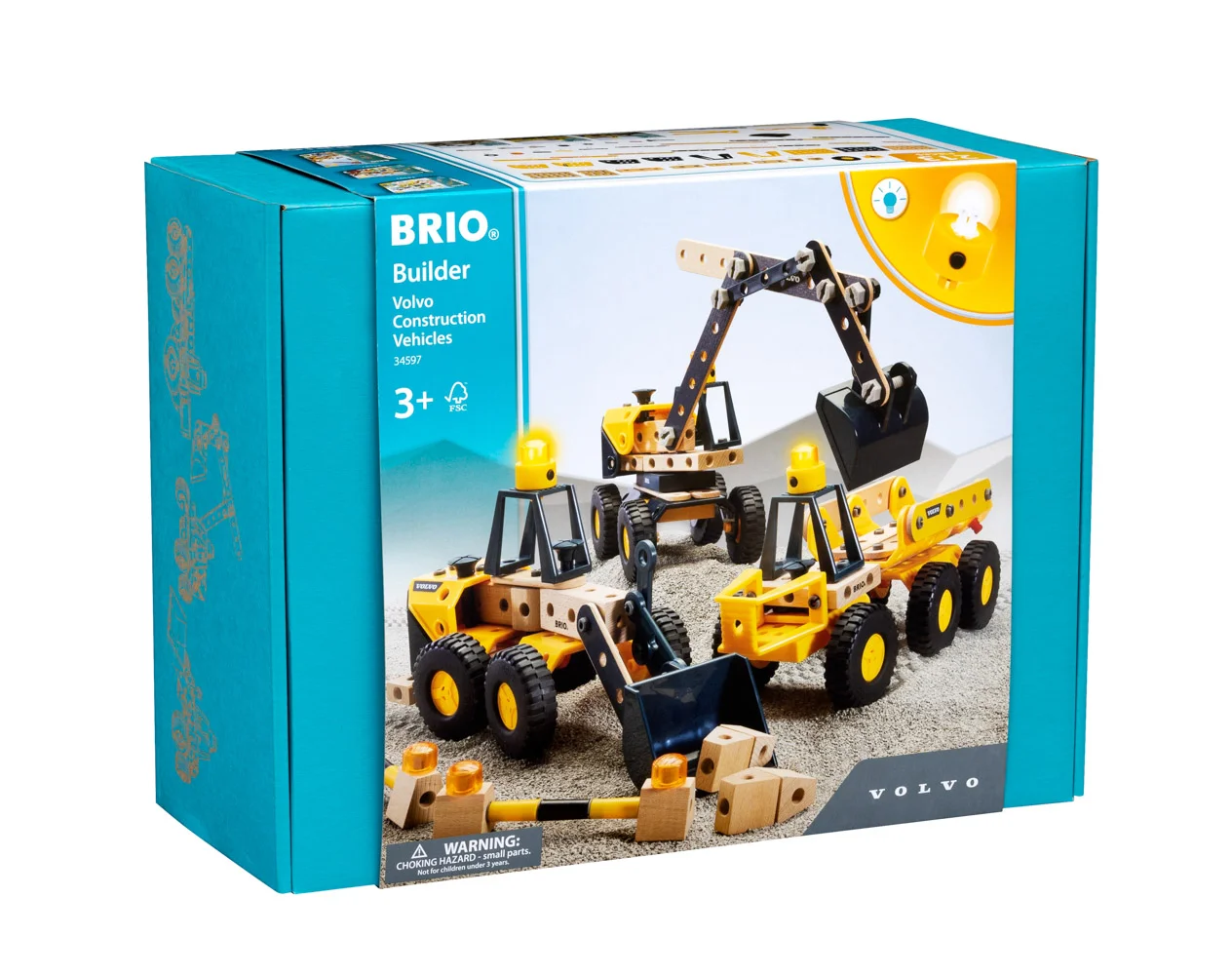 Builder - stavební vozidla Volvo, 3 stroje