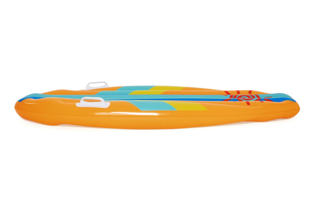 Dětský surf Sunny Rider, 1,14m x 46cm – mix 2 barvy (modrá,oranžová)