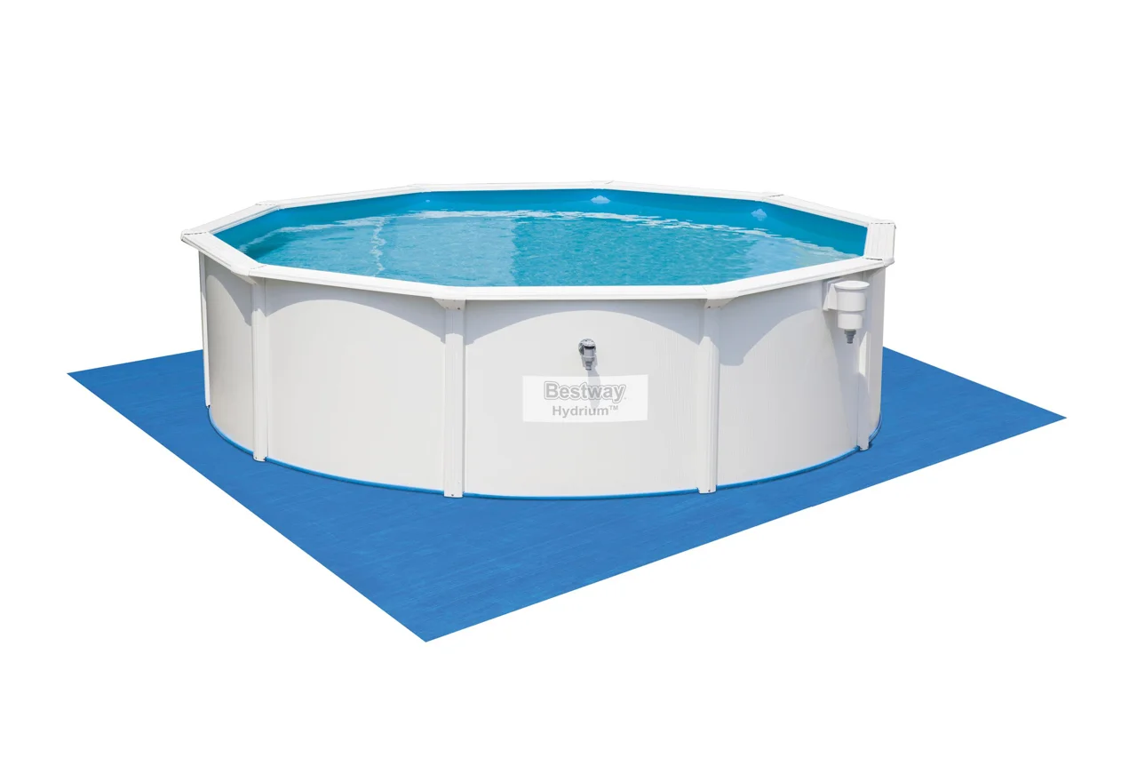 Nadzemní bazén kruhový Hydrium, písková filtrace, žebřík, průměr 4,60m, výška 1,2m