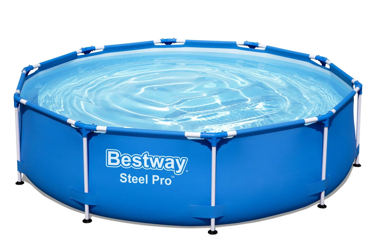 Nadzemní bazén kruhový Steel Pro, kartušová filtrace, průměr 3,05m, výška 76cm
