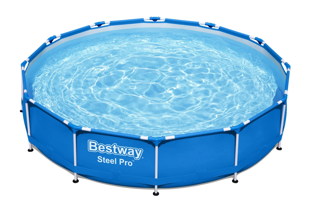 Nadzemní bazén kruhový Steel Pro, kartušová filtrace, průměr 3,66m, výška 76cm