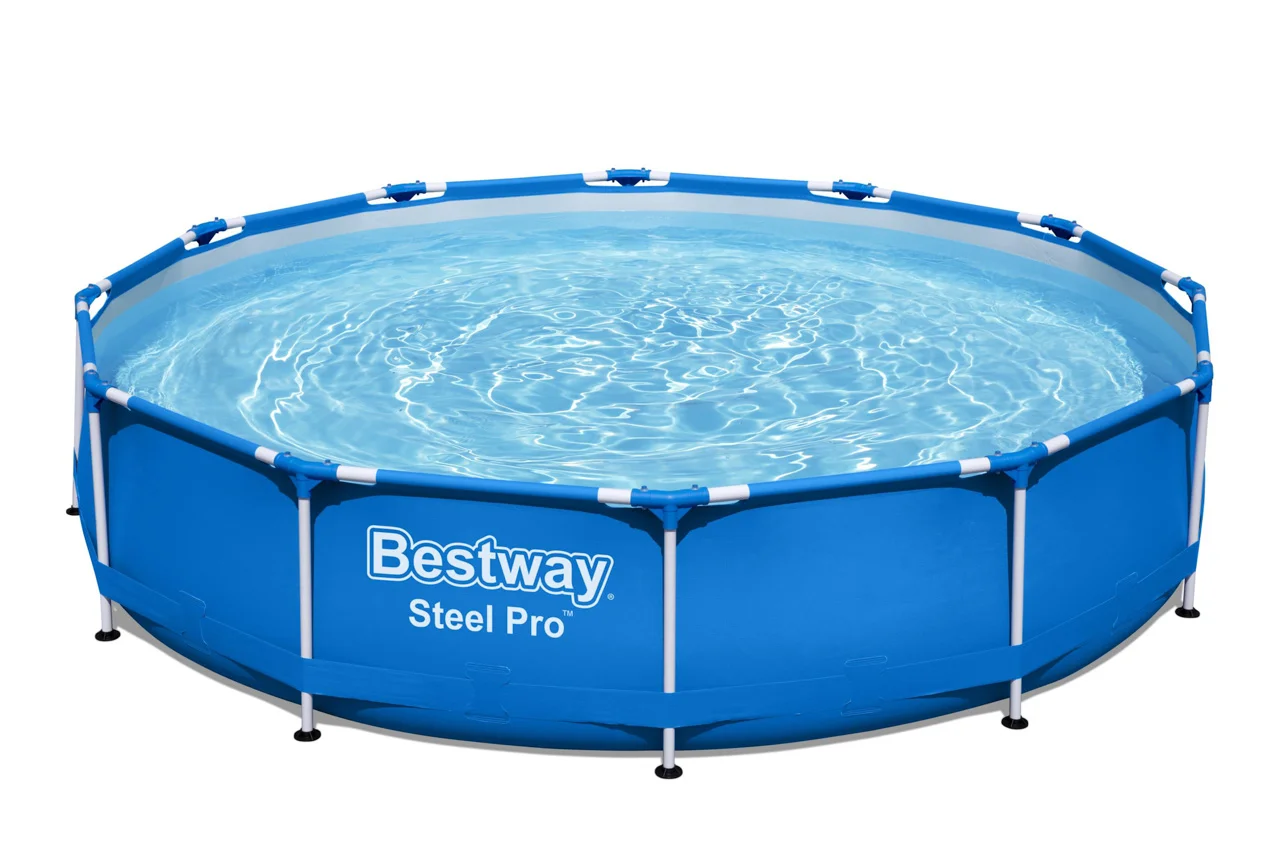 Nadzemní bazén kruhový Steel Pro, kartušová filtrace, průměr 3,66m, výška 76cm