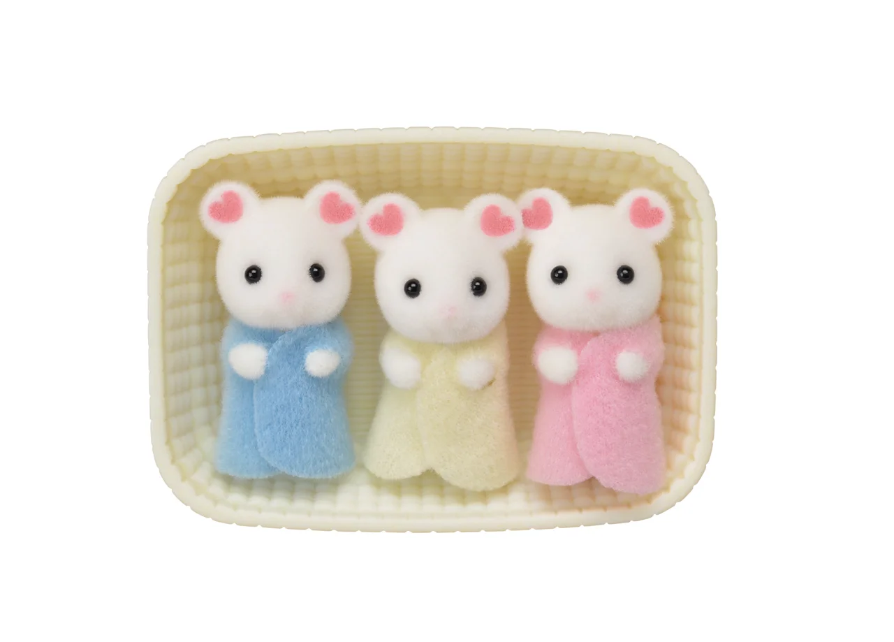 Baby Marshmallow myšky trojčata