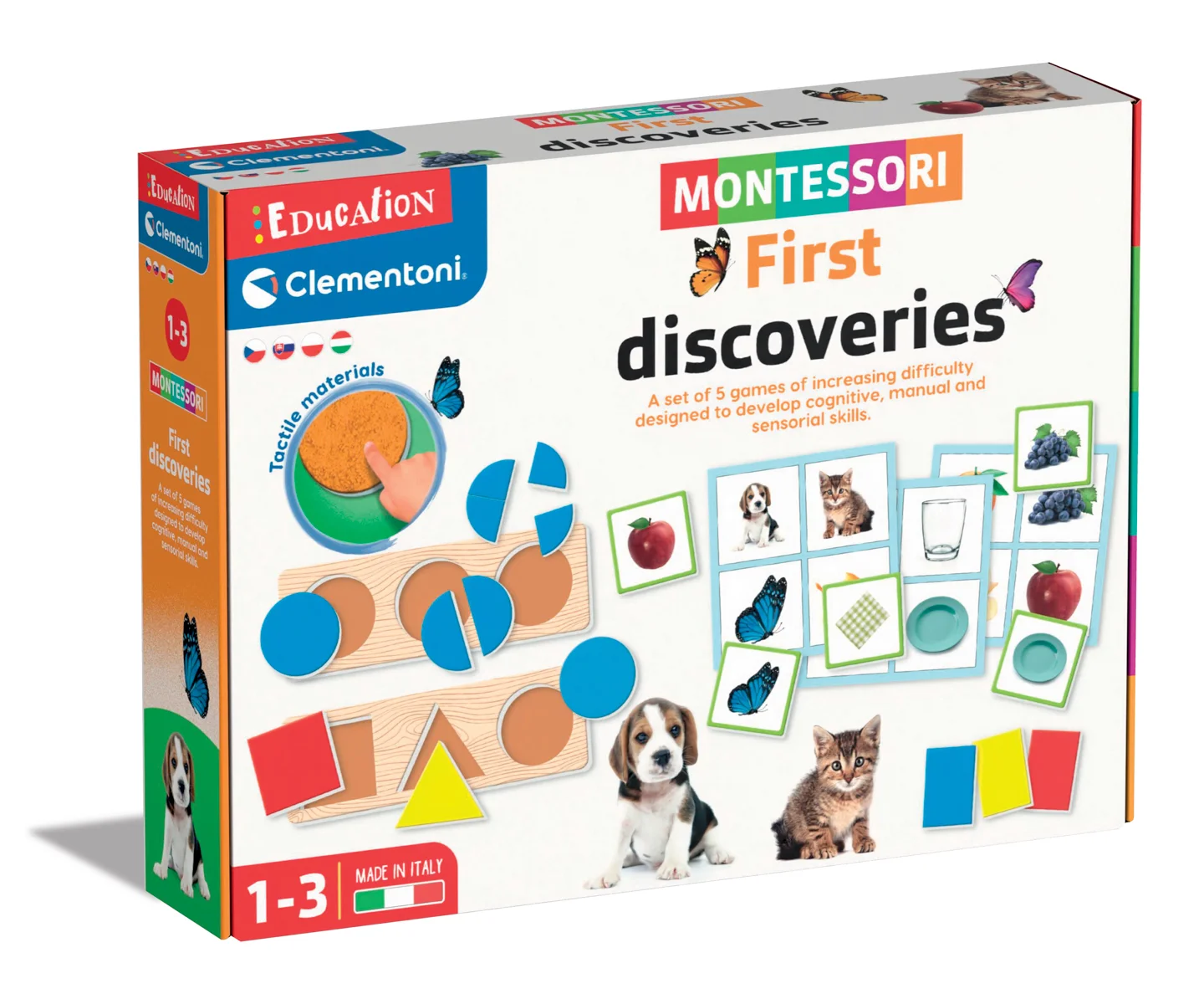 Montessori - první objevy, 6 her