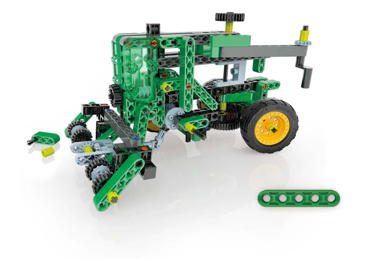 Mechanická laboratoř - Farmářský traktor, 10 modelů, 200 dílků