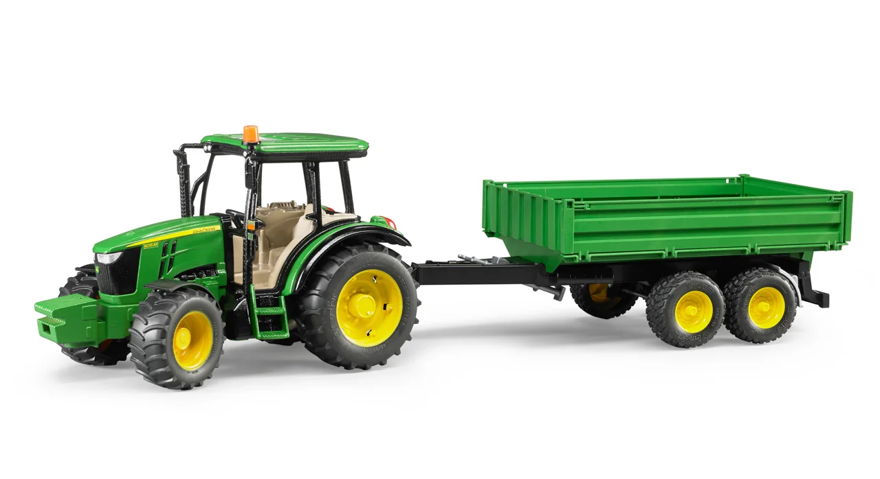 Farmer - Traktor John Deere se sklápěcím přívěsem