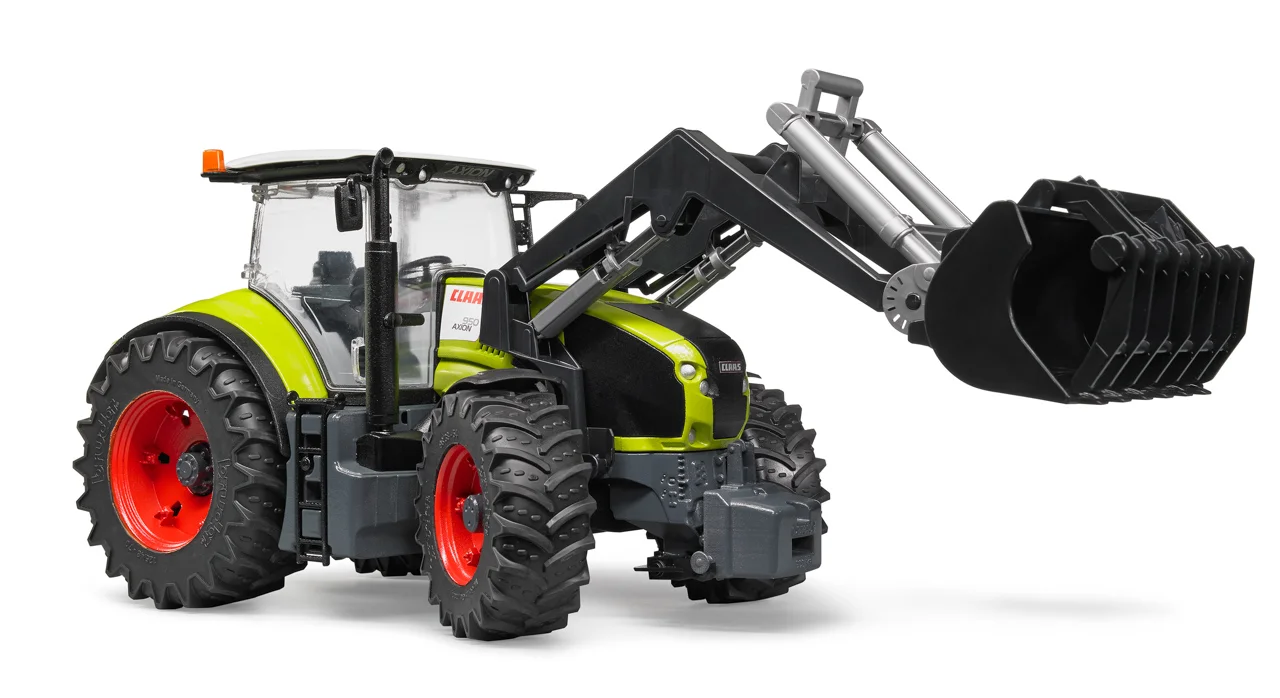 Farmer - traktor Claas Axion s předním nakladačem