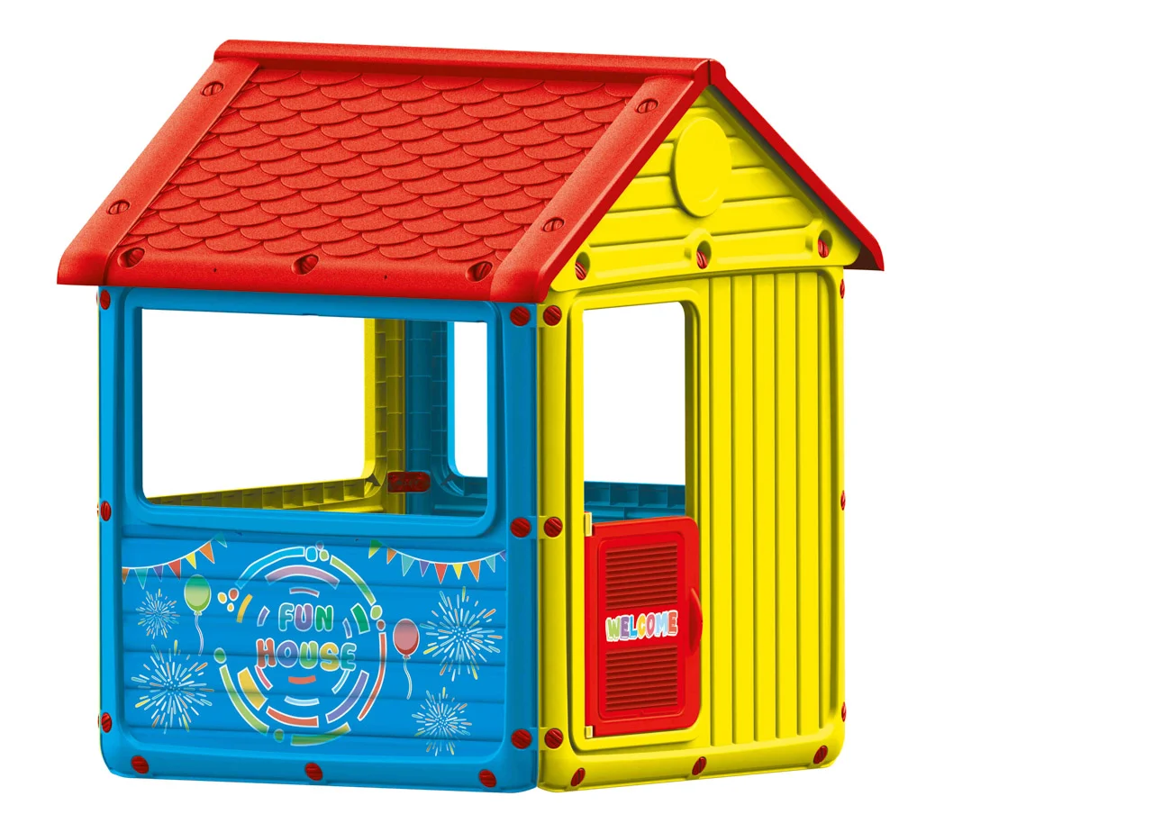 Dětský zahradní domeček, plastový, modrý