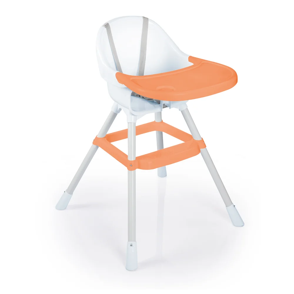 Dětská jídelní židlička, oranžová
