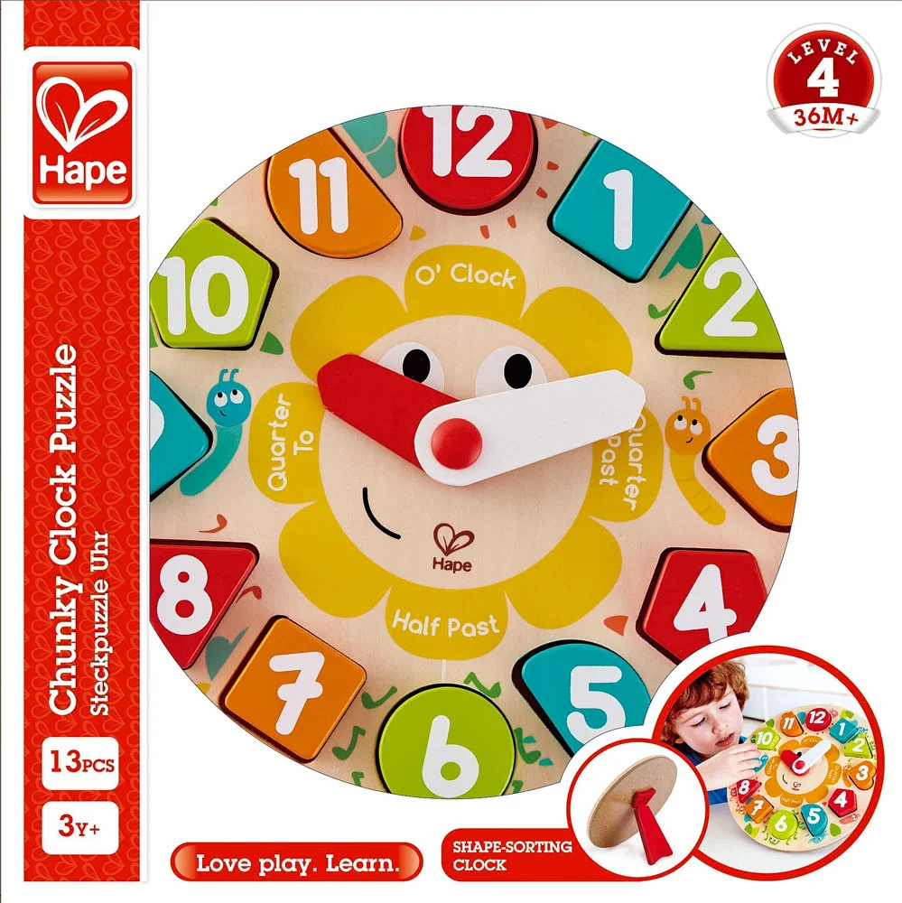Dětské puzzle hodiny