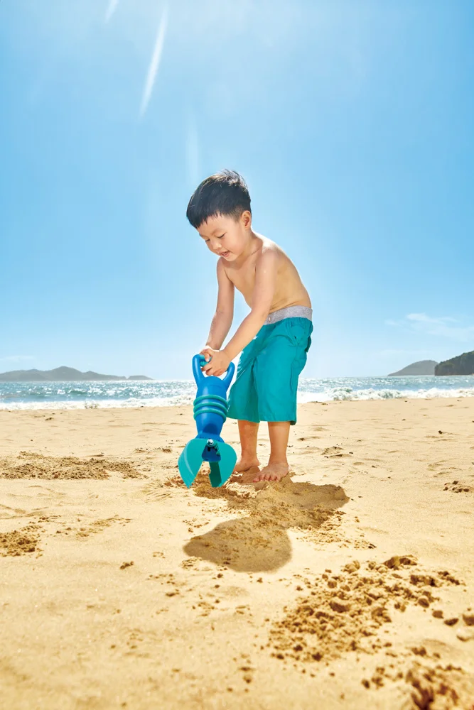 Hračky na písek - Naběrač písku modrý