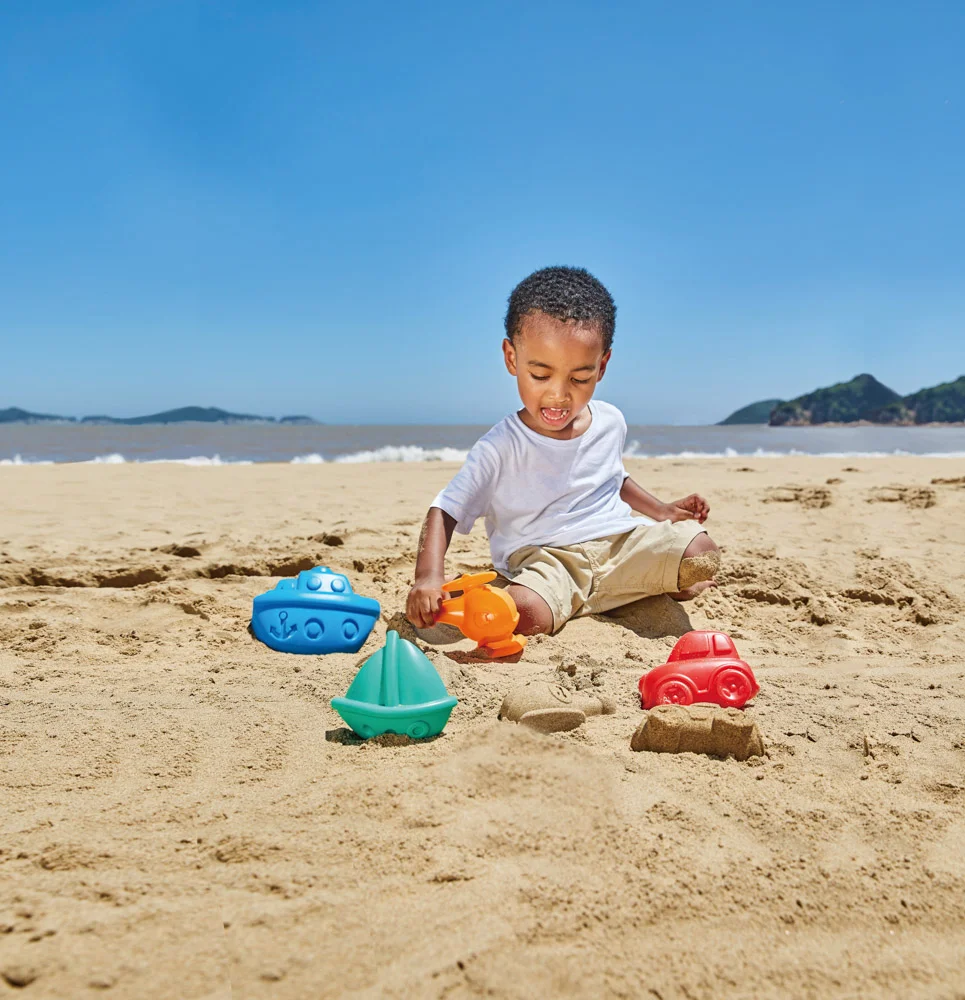 Hračky na písek - Bábovičky dopravní prostředky