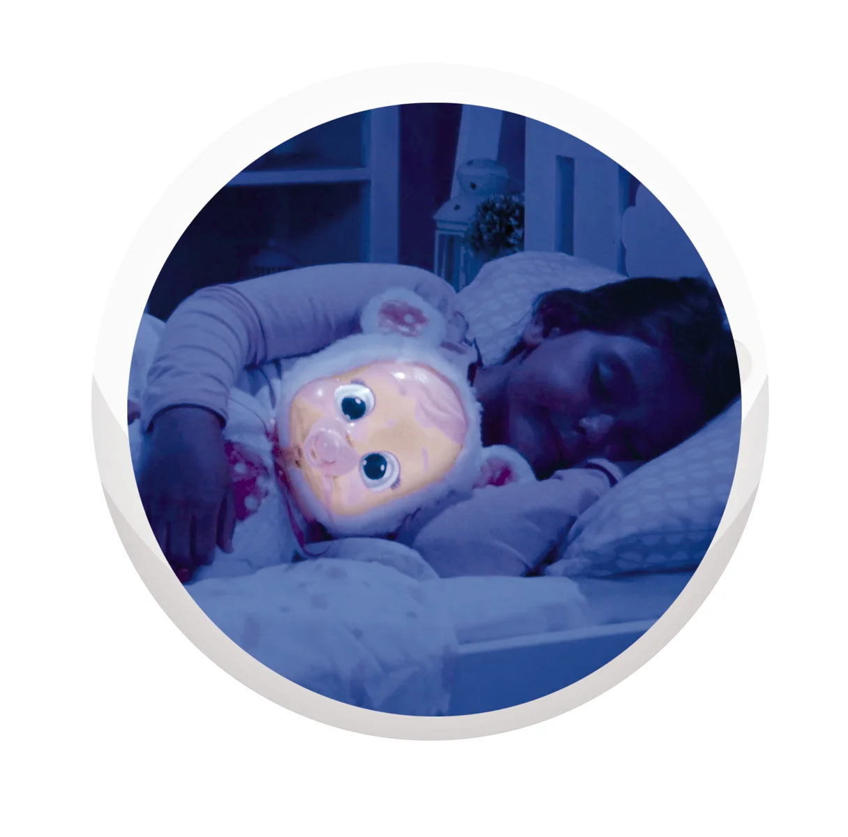 CRY BABIES interaktivní panenka Dobrou noc Jenna Hvězdná obloha