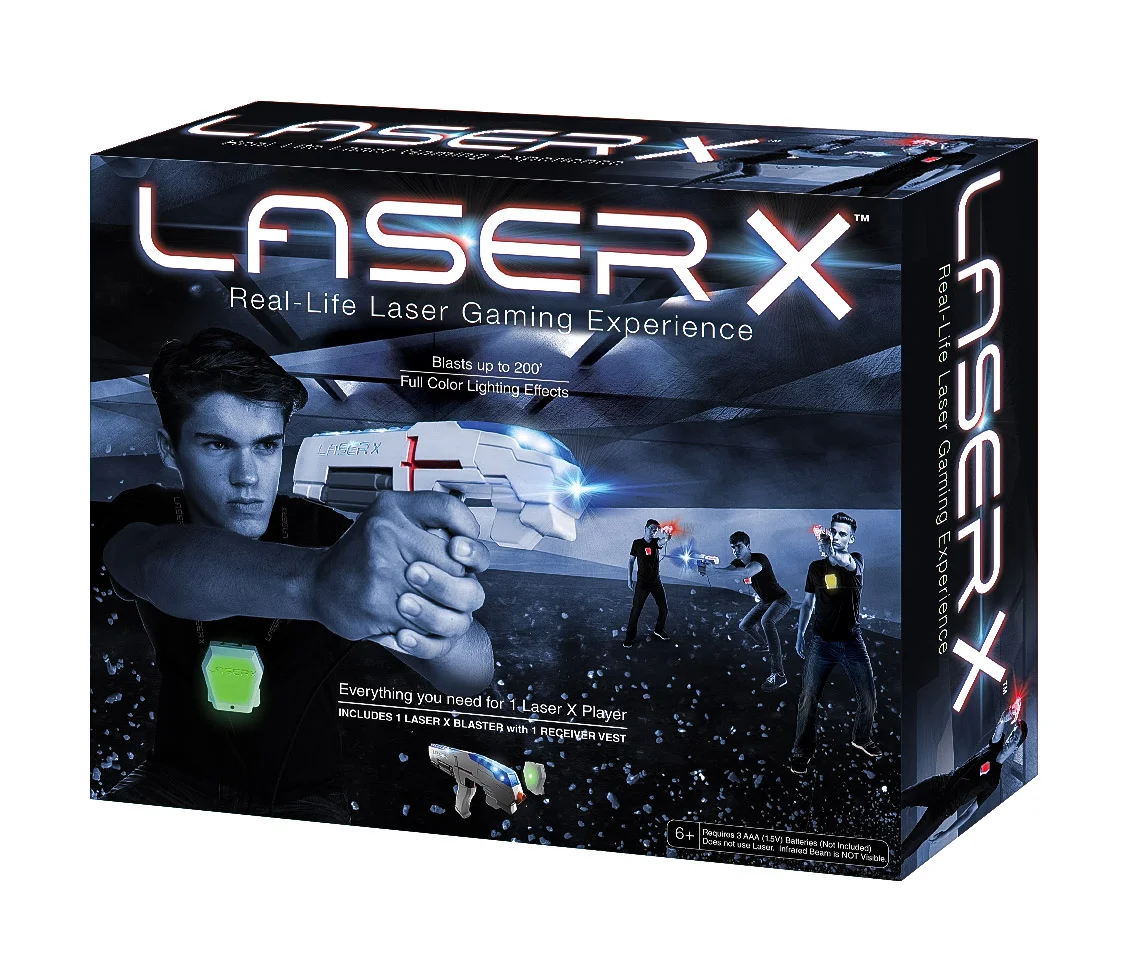 Laser-X pistole na infračervené paprsky – sada pro jednoho