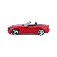 Bburago - Auta HOBBY, Fiat 124 Spider, červená, 1:24