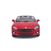 Bburago - Auta HOBBY, Fiat 124 Spider, červená, 1:24
