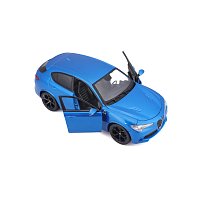 Bburago - Auta HOBBY, Alfa Romeo Stelvio, modrá metalíza, 1:24