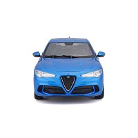 Bburago - Auta HOBBY, Alfa Romeo Stelvio, modrá metalíza, 1:24