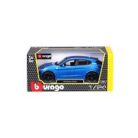 Bburago - Auta HOBBY, Alfa Romeo Stelvio, modrá metalíza, 1:24