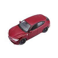 Bburago - Auta HOBBY, Alfa Romeo Stelvio, červená metalíza, 1:24
