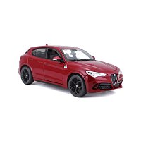 Bburago - Auta HOBBY, Alfa Romeo Stelvio, červená metalíza, 1:24