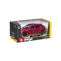 Bburago - Auta HOBBY, Alfa Romeo Stelvio, červená metalíza, 1:24