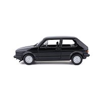 Bburago - Auta HOBBY, Volkswagen Golf Mk1 GTI (1979), černá, 1:24