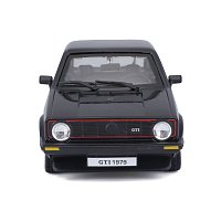 Bburago - Auta HOBBY, Volkswagen Golf Mk1 GTI (1979), černá, 1:24