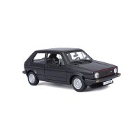 Bburago - Auta HOBBY, Volkswagen Golf Mk1 GTI (1979), černá, 1:24
