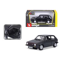 Bburago - Auta HOBBY, Volkswagen Golf Mk1 GTI (1979), černá, 1:24